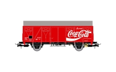 Jouef HJ6254 - H0 - Gedeckter Güterwagen G4 Coca-Cola, SNCF, Ep. IV